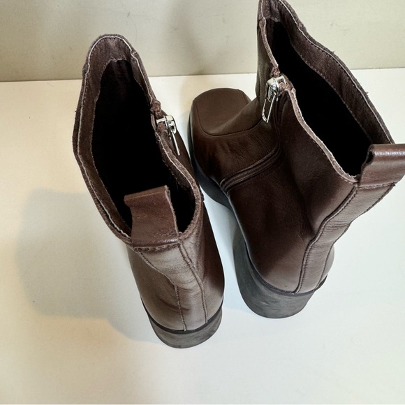 Steve Madden Hope Brown Leather boots size 11 - Picture 6 of 10